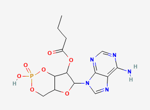Two-dimensional chemical structure of Adenosine Impurity 63