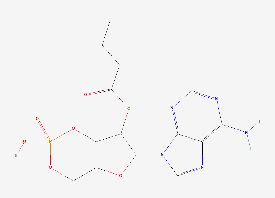 Two-dimensional chemical structure of Adenosine Impurity 63