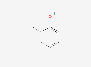 Two-dimensional chemical structure of O-Cresol, CAS 95-48-7