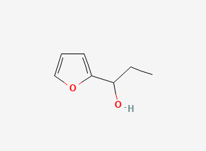 Two-dimensional chemical structure of 2-(1-Hydroxypropyl)furan