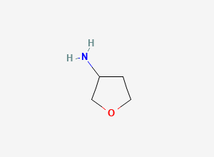 Two-dimensional chemical structure of Oxolan-3-amine