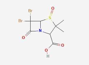 Two-dimensional chemical structure of Sulbactam Impurity 23