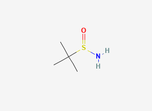 Two-dimensional chemical structure of Tert-Butanesulfinamide