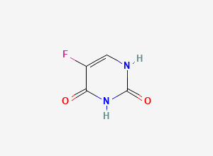 Two-dimensional chemical structure of Emtricitabine IP Impurity F, CAS 51-21-8