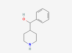 Two-dimensional chemical structure of Phenyl-piperidin-4-yl-methanol