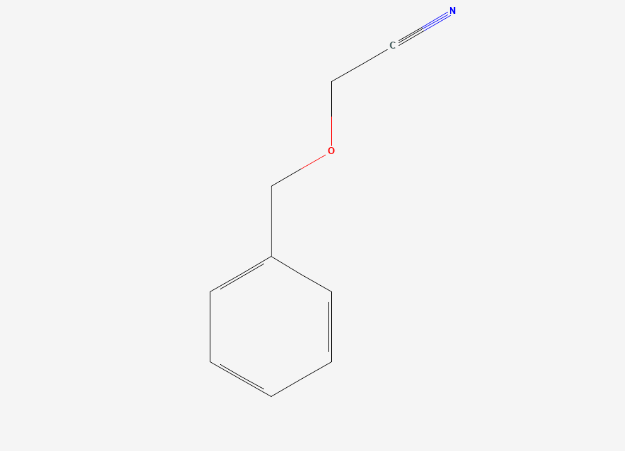 Two-dimensional chemical structure of 2-(Benzyloxy)acetonitrile