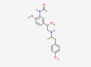 Two-dimensional chemical structure of (S,S)-Formoterol, CAS 67346-48-9