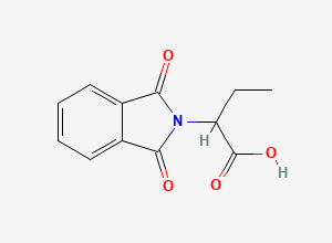 Two-dimensional chemical structure of 2-(1,3-dioxo-1,3-dihydro-2H-isoindol-2-yl)butanoic acid