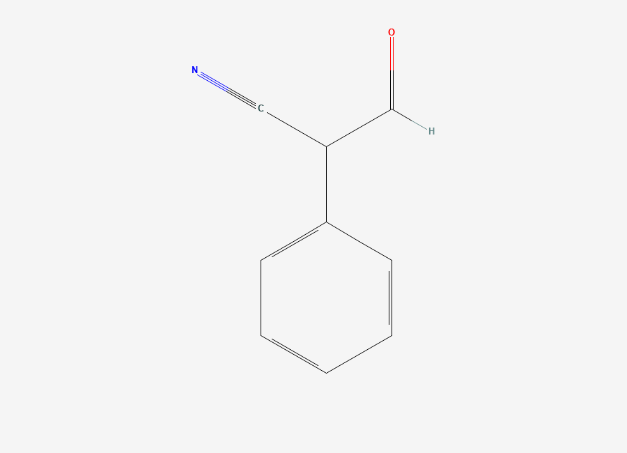 Two-dimensional chemical structure of 2-Formyl-2-phenylacetonitrile