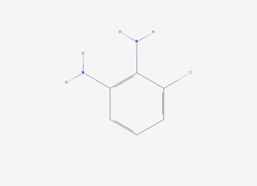 Two-dimensional chemical structure of (2-Amino-3-chlorophenyl)amine