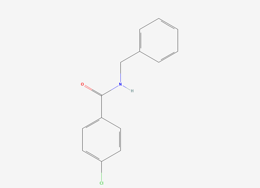 Two-dimensional chemical structure of N-benzyl-4-chlorobenzamide