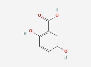 Two-dimensional chemical structure of Mesalazine EP Impurity G, CAS 490-79-9