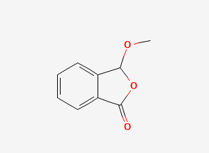 Two-dimensional chemical structure of 3-Methoxyphthalide