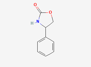 Two-dimensional chemical structure of 4-Phenyloxazolidin-2-one