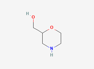 Two-dimensional chemical structure of Morpholin-2-ylmethanol