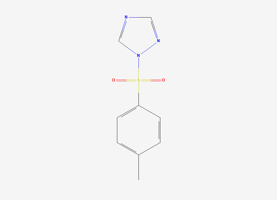 Two-dimensional chemical structure of 1-(p-Toluenesulfonyl)-1,2,4-triazole