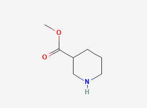 Two-dimensional chemical structure of Methyl piperidine-3-carboxylate