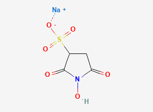 Two-dimensional chemical structure of n-hydroxysulfosuccinimide sodium salt