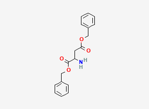 Two-dimensional chemical structure of Dibenzyl 2-aminosuccinate