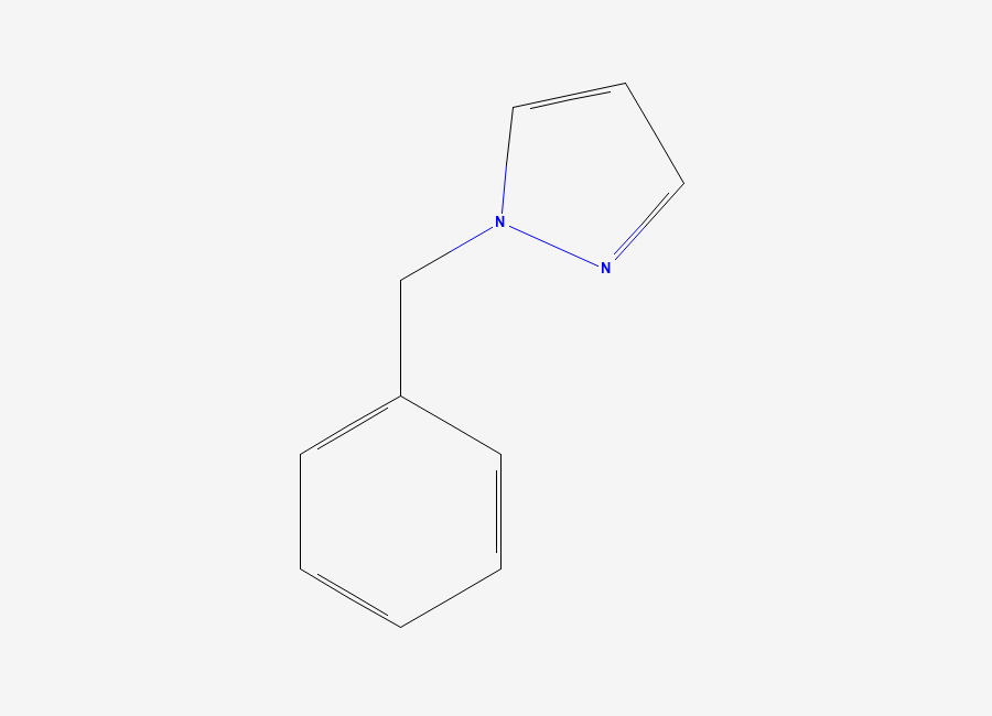 Two-dimensional chemical structure of 1-Benzyl-1H-pyrazole