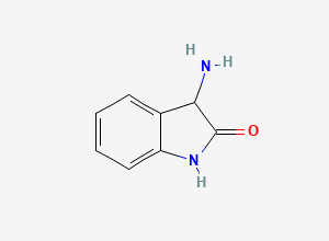 Two-dimensional chemical structure of 3-Aminoindolin-2-one
