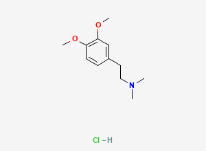 Two-dimensional chemical structure of Verapamil EP Impurity C (HCl Salt), CAS 51012-67-0