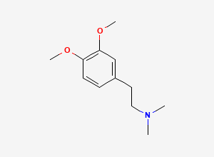 Two-dimensional chemical structure of Verapamil EP Impurity C (Free Base), CAS 3490-05-9