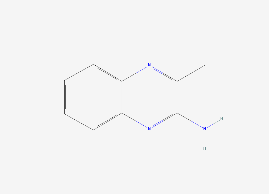 Two-dimensional chemical structure of 3-Methylquinoxalin-2-amine