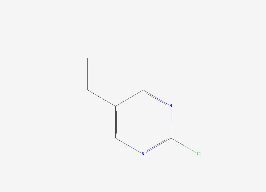 Two-dimensional chemical structure of 2-Chloro-5-ethylpyrimidine