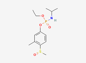 Two-dimensional chemical structure of Fenamiphos Sulfoxide, CAS 31972-43-7