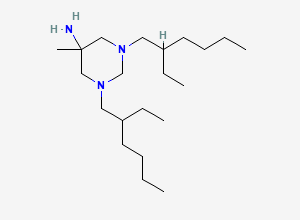 Two-dimensional chemical structure of Hexetidine, CAS 141-94-6