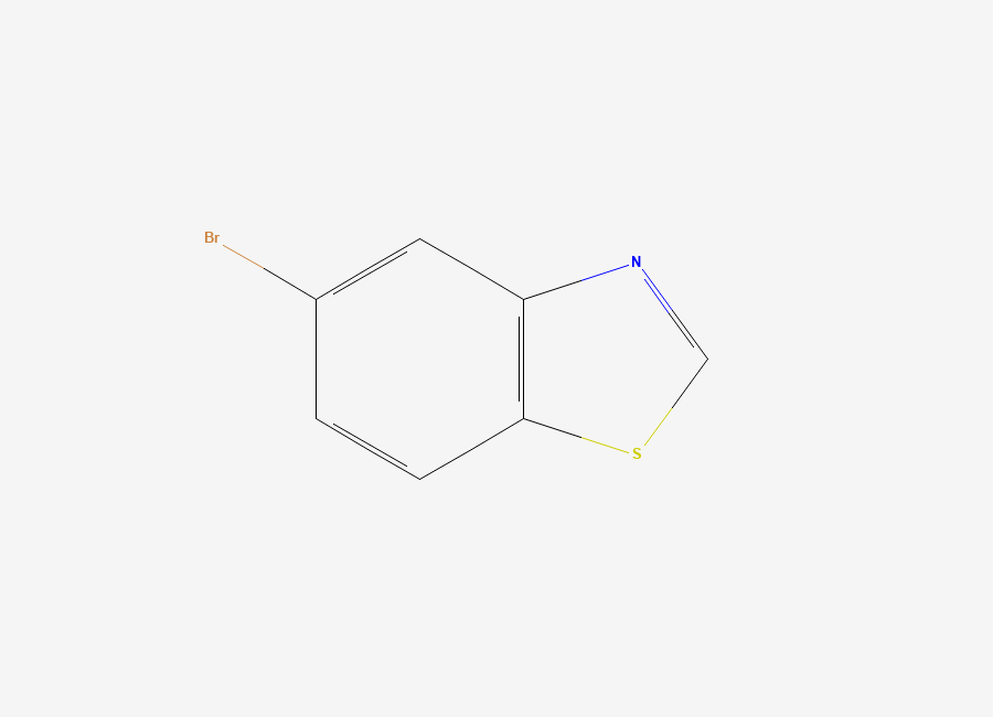 Two-dimensional chemical structure of 5-Bromobenzothiazole