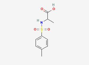 Two-dimensional chemical structure of 2-(4-Methylbenzenesulfonamido)propanoic acid