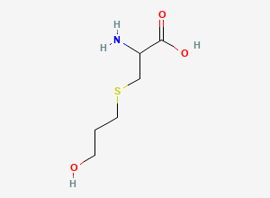 Two-dimensional chemical structure of S-(3-Hydroxypropyl)cysteine