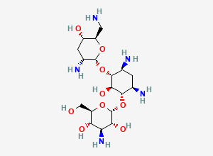 Two-dimensional chemical structure of Tobramycin, CAS 32986-56-4