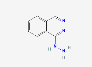 Two-dimensional chemical structure of Dihydralazine EP Impurity C/ Hydralazine, CAS 86-54-4