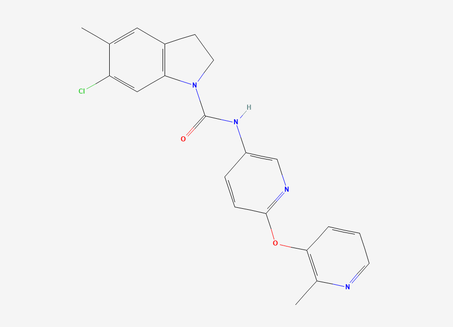 Two-dimensional chemical structure of SB-242084