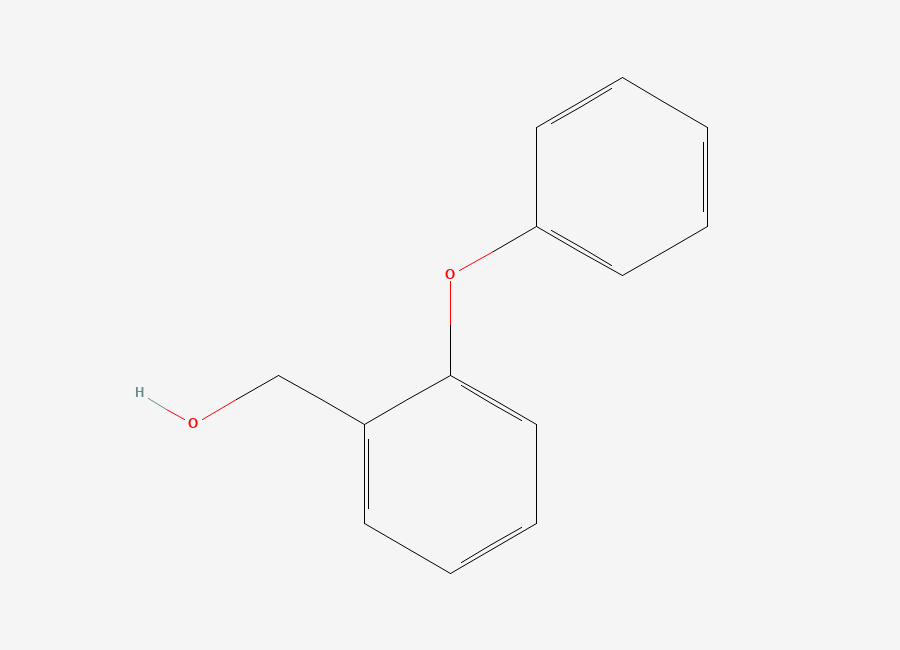 Two-dimensional chemical structure of 2-Phenoxybenzyl alcohol