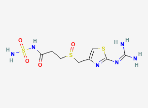 Two-dimensional chemical structure of Famotidine EP Impurity I (free base), CAS 1020719-36-1