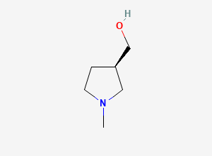 Two-dimensional chemical structure of (R)-(1-Methylpyrrolidin-3-yl)methanol