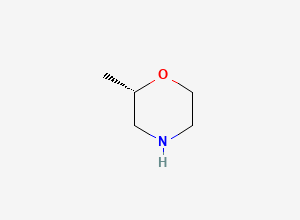 Two-dimensional chemical structure of (2S)-2-Methylmorpholine