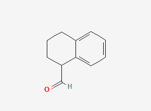 Two-dimensional chemical structure of 1,2,3,4-Tetrahydronaphthalene-1-carbaldehyde
