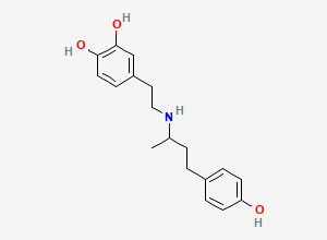 Two-dimensional chemical structure of Dobutamine