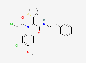 Two-dimensional chemical structure of ML162