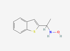 Two-dimensional chemical structure of N-Des(aminocarbonyl) Zileuton, CAS 118564-89-9