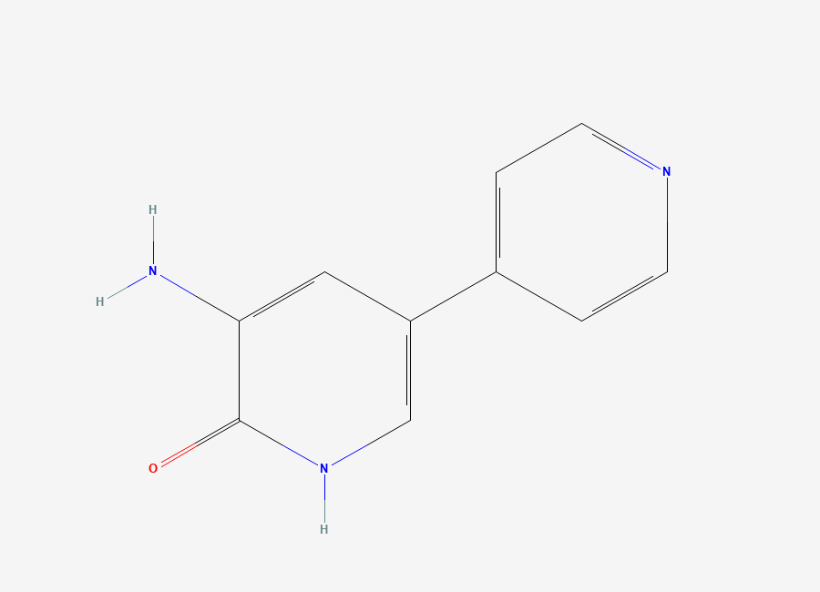 Two-dimensional chemical structure of Amrinone, CAS 60719-84-8