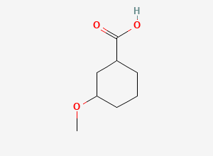 Two-dimensional chemical structure of 3-Methoxycyclohexanecarboxylic acid