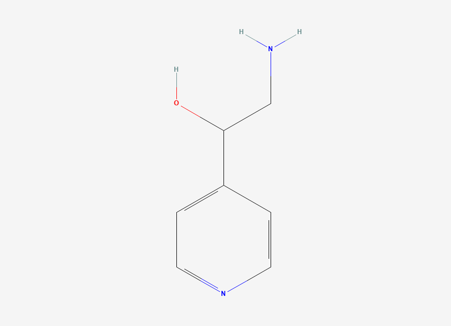 Two-dimensional chemical structure of 2-Hydroxy-4-pyridylethylamine