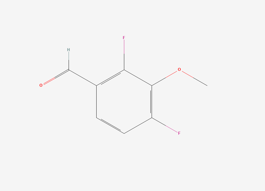 Two-dimensional chemical structure of 2,4-Difluoro-3-methoxybenzaldehyde