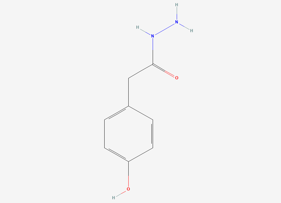 Two-dimensional chemical structure of 2-(4-Hydroxyphenyl)acetohydrazide